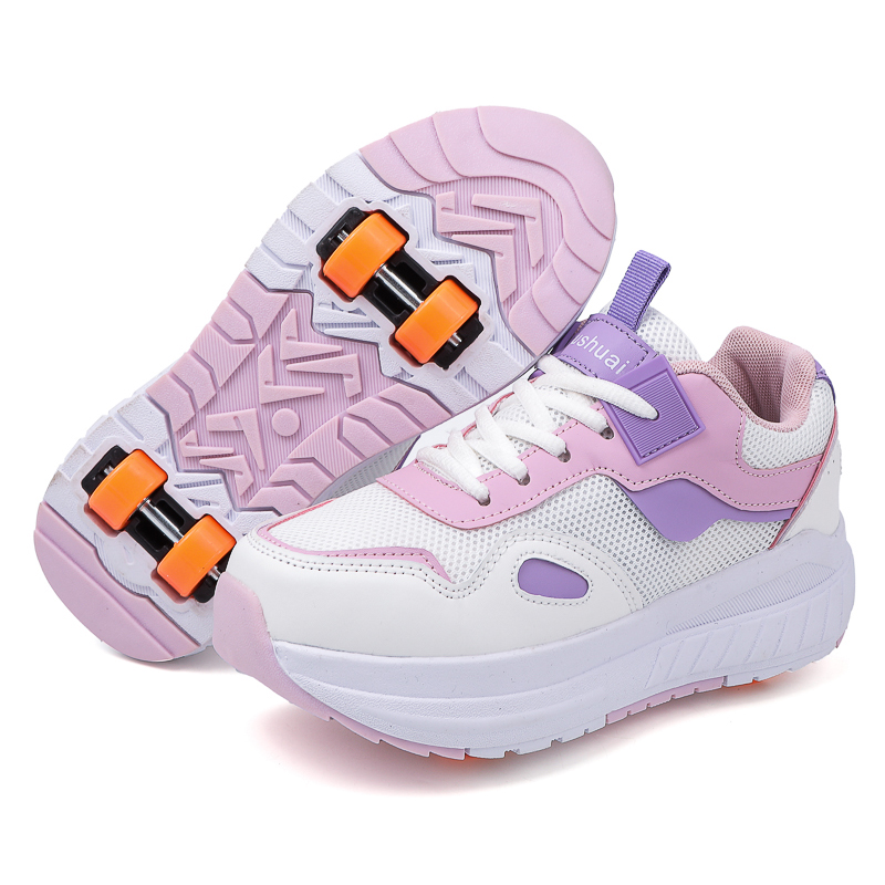 Running Shoes - Pattini a rotelle per bambini, con